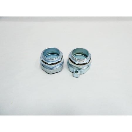 O-Z/Gedney SET OF 2 STRAIGHT GROUNDING LIQUIDTIGHT 2IN CONNECTOR 4Q200L